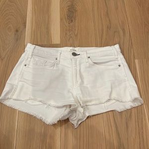 White denim McGuire shorts